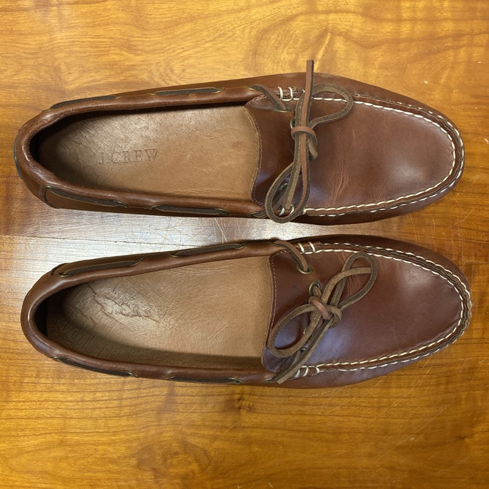 J Crew / Classic Men’s Boat Shoes / Brown / 9